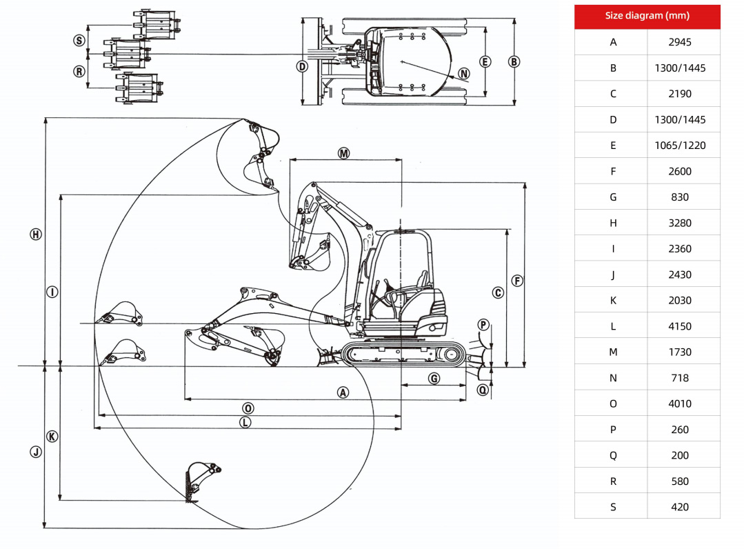 W25 Pro - 2.5 Ton Mini Excavator