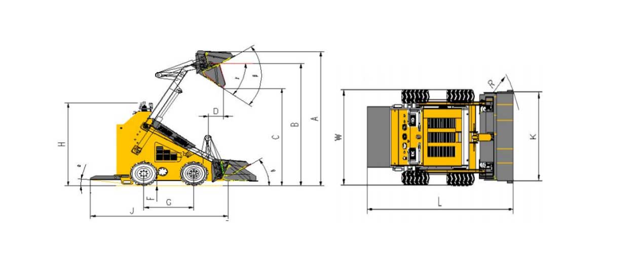 BES380A-Mini Track Loader