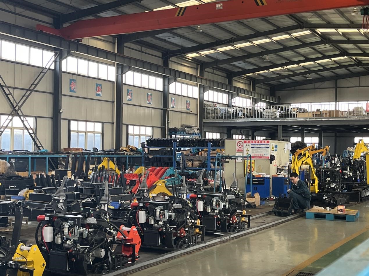 Our Mini Excavator factory Workshop
