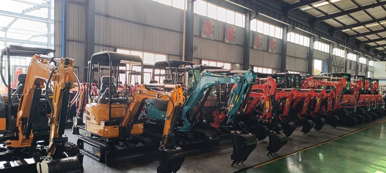 Our Mini Excavator factory Workshop