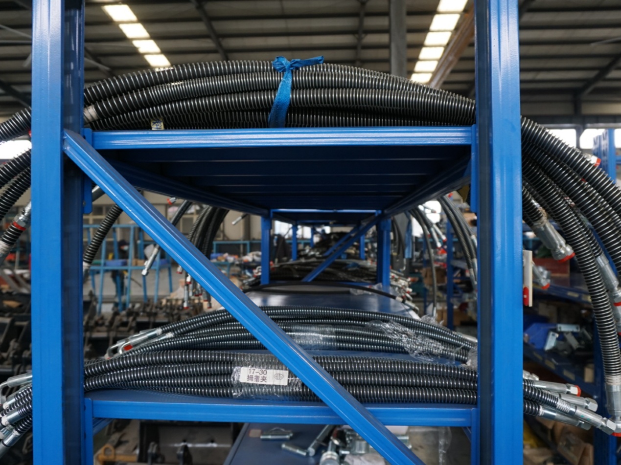 Explore the mini excavator assembly workshop
